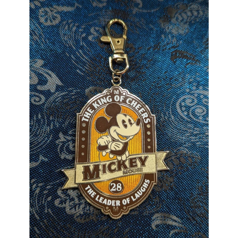 Disney Mickey Mouse Official Pin Trading Keychain (2014)
